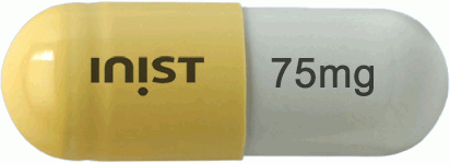 셀타플루캡슐75mg 제품 사진