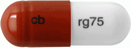 프레가바캡슐75mg 제품 사진