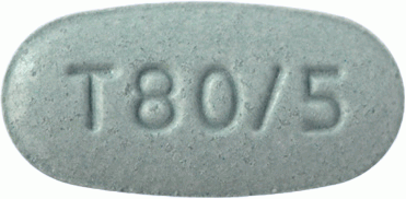 트윈베타정80/5mg 제품 사진