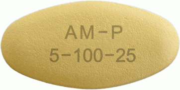 아모잘탄플러스정 5/100/25mg 제품 사진