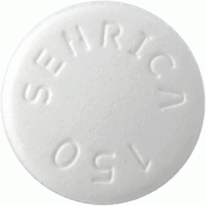 센리카정150mg 제품 사진