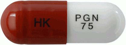 프로킨캡슐75mg 제품 사진