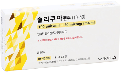 솔리쿠아펜주(10-40)_(3mL) 제품 사진