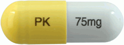 파비플루캡슐75mg 제품 사진