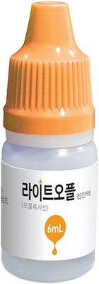 라이트오플점안액_(18mg/6mL) 제품 사진