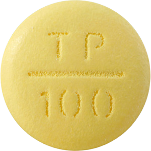 토피스정100mg 제품 사진