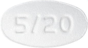 카디렛정5/20mg 제품 사진