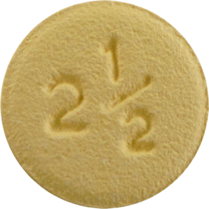아픽큐정2.5mg 제품 사진