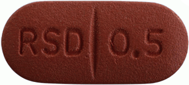 리스돈정0.5mg 제품 사진