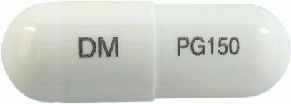 큐로리카캡슐150mg 제품 사진