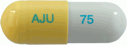 아나플루캡슐75mg 제품 사진