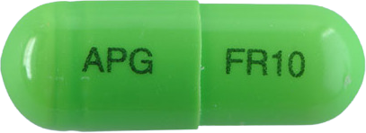 프릭딘캡슐10mg 제품 사진