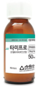 타미프로현탁용분말6mg/mL_(0.394g/50mL) 제품 사진