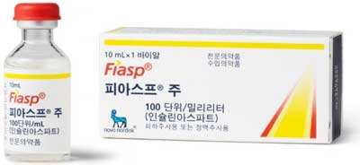 피아스프주100단위/mL_(1000unit/10mL) 제품 사진