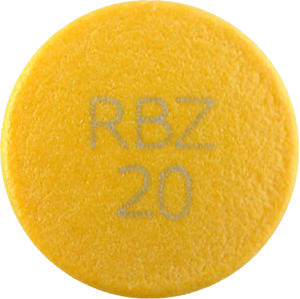 라바졸정20mg 제품 사진