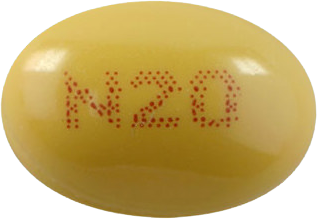 나벨빈연질캡슐20mg 제품 사진