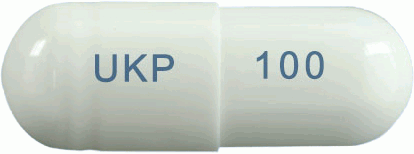 유니펜틴캡슐100mg 제품 사진