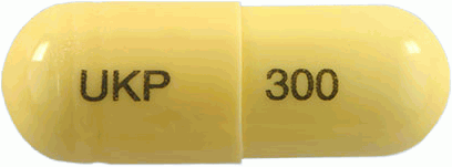 유니펜틴캡슐300mg 제품 사진