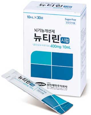 뉴티린시럽_(0.4g/10mL) 제품 사진