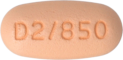 트라글립틴듀오정2.5/850mg 제품 사진