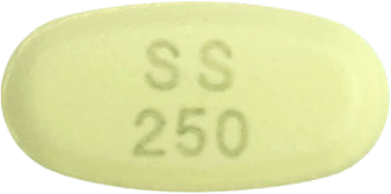 삼성클래리트로마이신정250mg 제품 사진