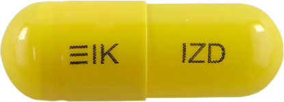 이자딘캡슐150mg 제품 사진