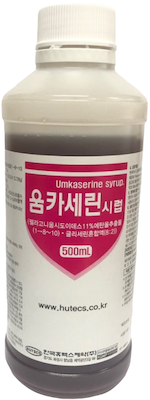 움카세린시럽_(85.8g/500mL) 제품 사진