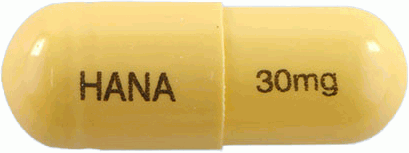 하나플루캡슐30mg 제품 사진