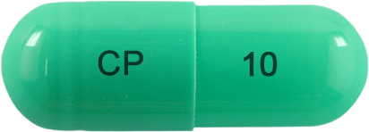 프로닌캡슐10mg 제품 사진