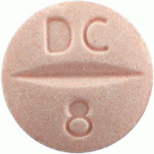 데카르탄정8mg 제품 사진