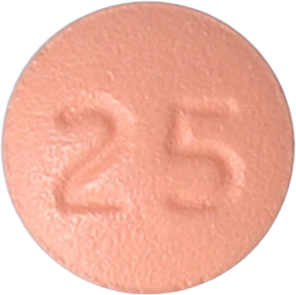 티디핀정25mg 제품 사진