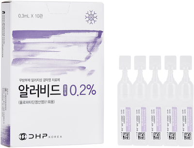 알러비드점안액0.2%(1회용)_(0.666mg/0.3mL) 제품 사진