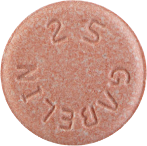 가벨린정25mg 제품 사진