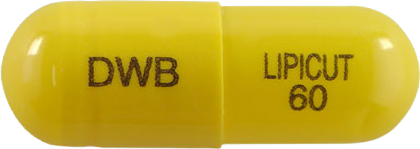 리피컷캡슐60mg 제품 사진