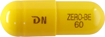 제로비캡슐60mg 제품 사진