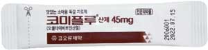 코미플루산제45mg_(59.1mg/1.1712g) 제품 사진