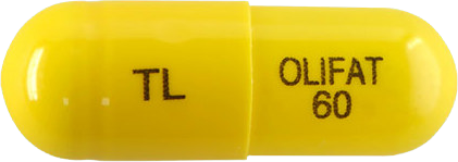 올리팻캡슐60mg 제품 사진
