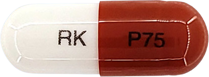 레프리카캡슐75mg 제품 사진