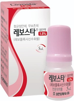 레보스타점안액1.5%_(75mg/5mL) 제품 사진