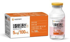 대웅졸레드론산주사액5mg/100mL_(5.33mg/100mL) 제품 사진