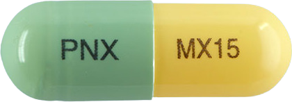 모릭스캡슐15mg 제품 사진