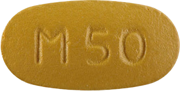 미라벡서방정50mg 제품 사진