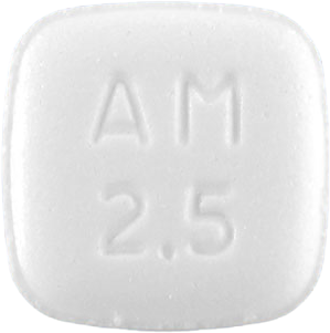 아모디핀정2.5mg 제품 사진