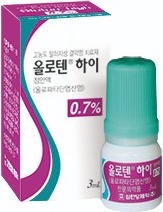올로텐하이0.7%점안액_(23.28mg/3mL) 제품 사진