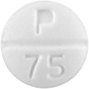 프레펜틴정75mg 제품 사진