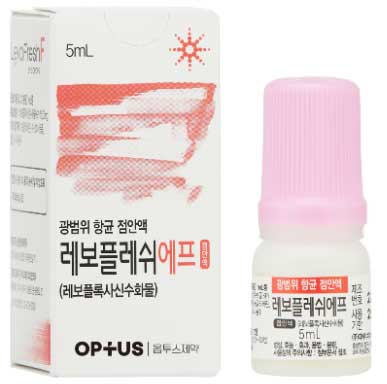 레보플레쉬에프점안액_(75mg/5mL) 제품 사진