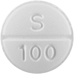 사포렐리정100mg 제품 사진