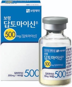 보령답토마이신주500mg_(0.5g/1병) 제품 사진