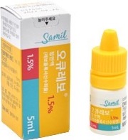오큐레보점안액1.5%_(75mg/5mL) 제품 사진