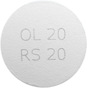 젤로스타정20/20mg 제품 사진